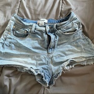 Denim shorts
